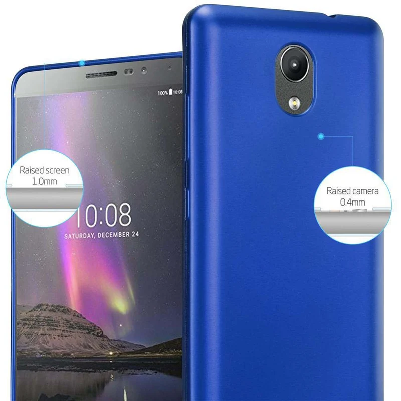 Cadorabo Hülle kompatibel mit Lenovo P2 Schutzhülle aus flexiblem TPU Silikon