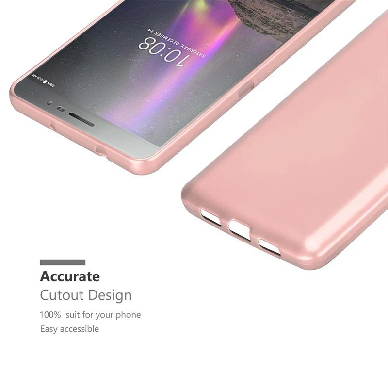 Cadorabo Hülle kompatibel mit Lenovo P2 Schutzhülle aus flexiblem TPU Silikon