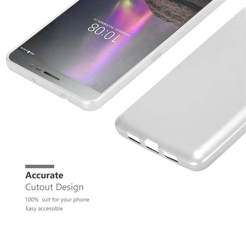 Cadorabo Hülle kompatibel mit Lenovo P2 Schutzhülle aus flexiblem TPU Silikon