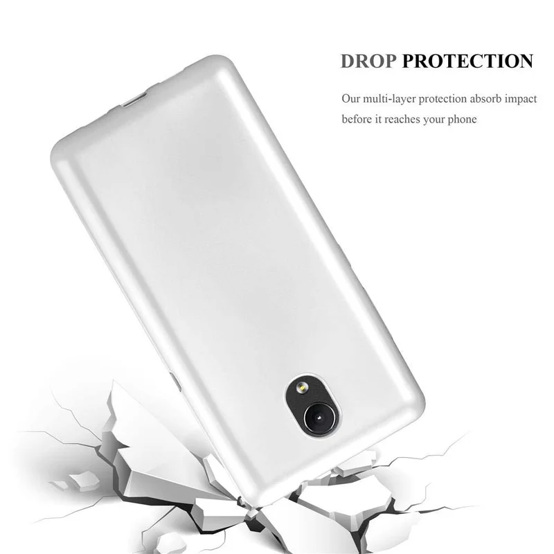 Cadorabo Hülle kompatibel mit Lenovo P2 Schutzhülle aus flexiblem TPU Silikon