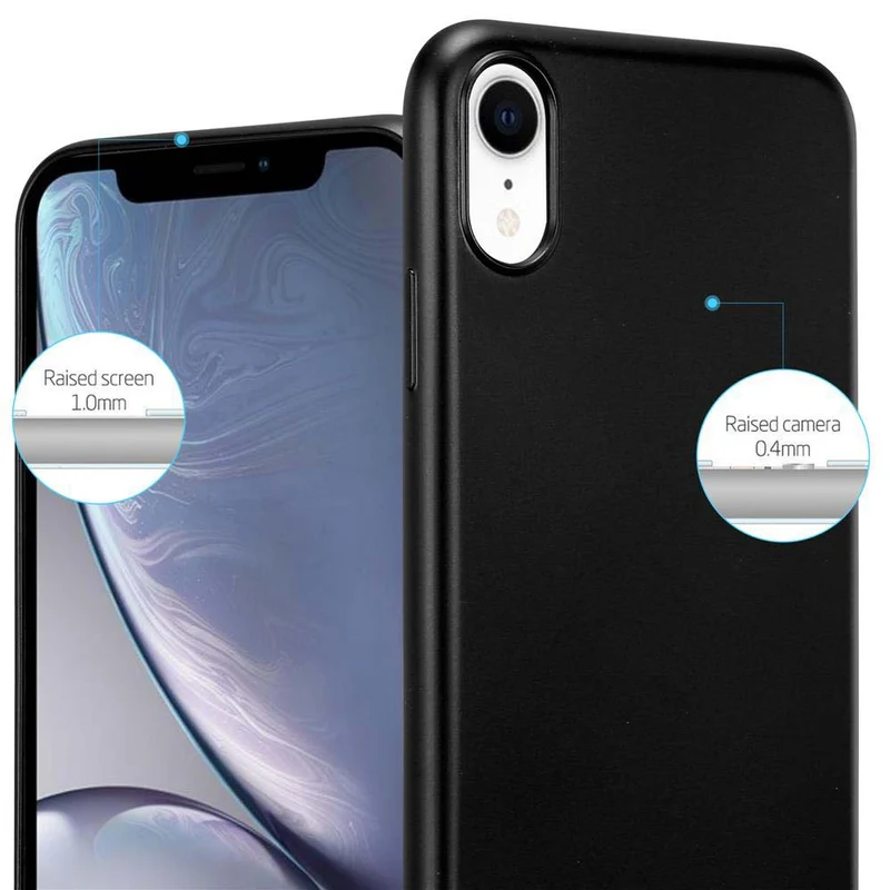 Cadorabo Hülle kompatibel mit Apple iPhone XR Schutzhülle aus flexiblem TPU Silikon