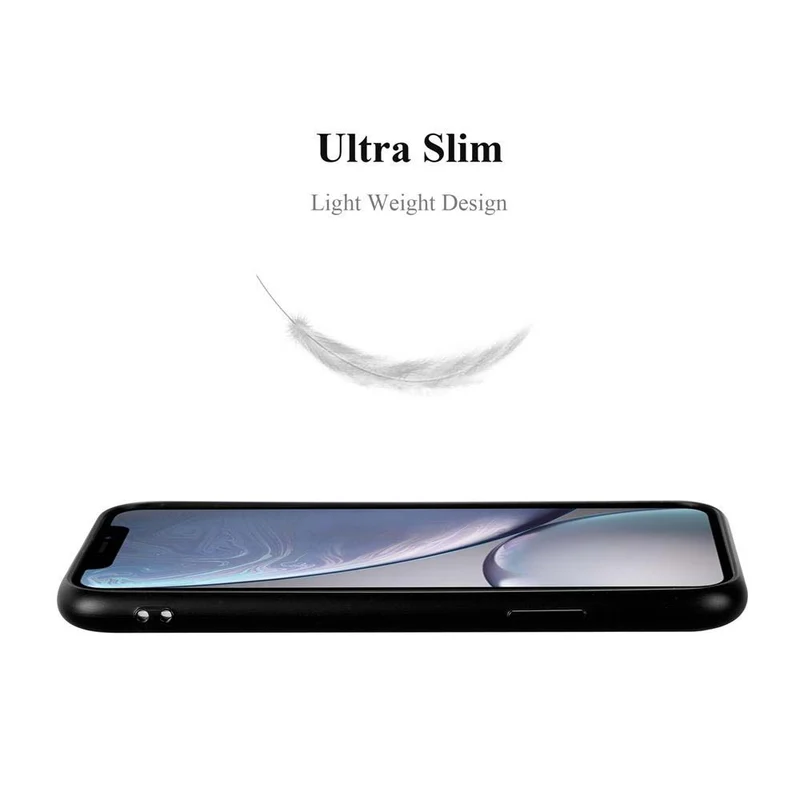Cadorabo Hülle kompatibel mit Apple iPhone XR Schutzhülle aus flexiblem TPU Silikon