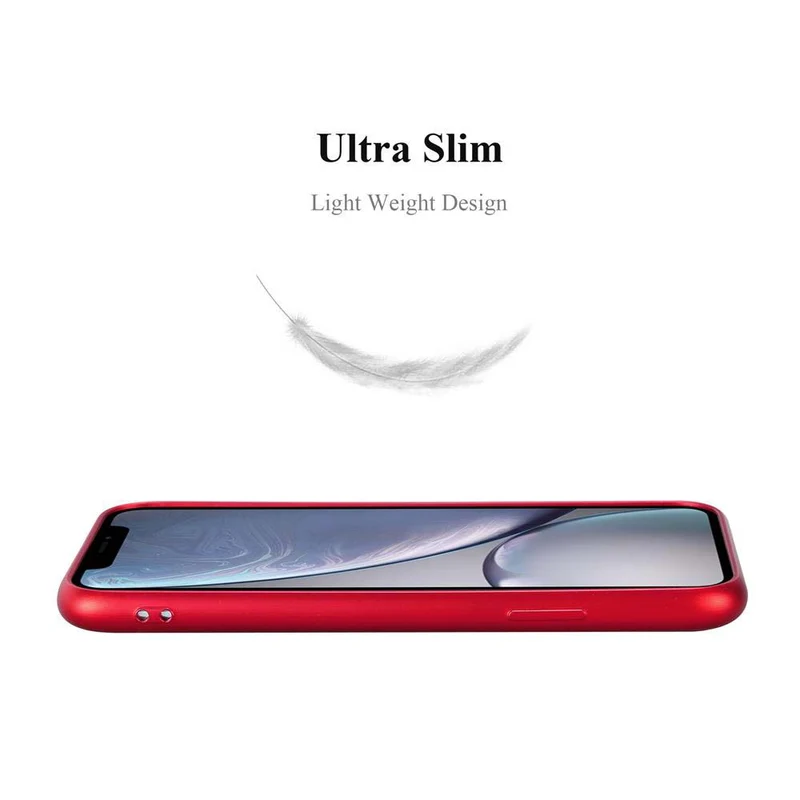 Cadorabo Hülle kompatibel mit Apple iPhone XR Schutzhülle aus flexiblem TPU Silikon
