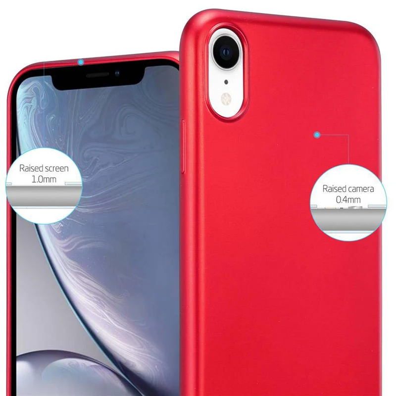 Cadorabo Hülle kompatibel mit Apple iPhone XR Schutzhülle aus flexiblem TPU Silikon