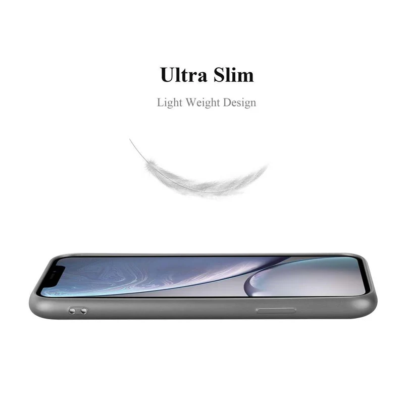 Cadorabo Hülle kompatibel mit Apple iPhone XR Schutzhülle aus flexiblem TPU Silikon