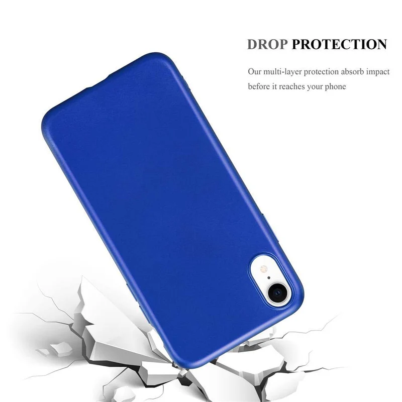 Cadorabo Hülle kompatibel mit Apple iPhone XR Schutzhülle aus flexiblem TPU Silikon