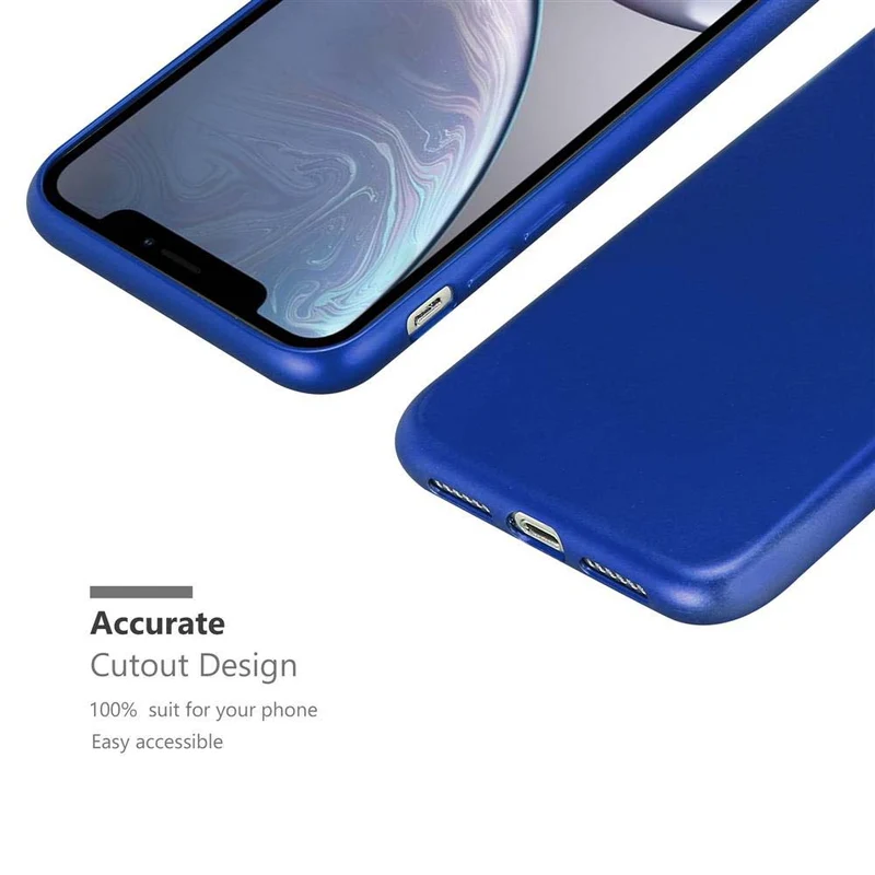 Cadorabo Hülle kompatibel mit Apple iPhone XR Schutzhülle aus flexiblem TPU Silikon