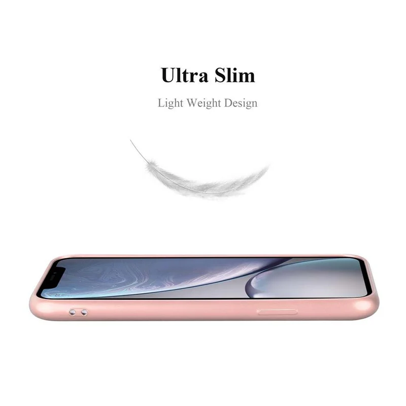 Cadorabo Hülle kompatibel mit Apple iPhone XR Schutzhülle aus flexiblem TPU Silikon