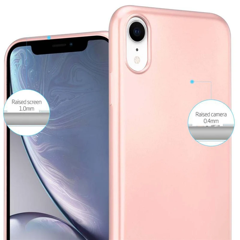 Cadorabo Hülle kompatibel mit Apple iPhone XR Schutzhülle aus flexiblem TPU Silikon