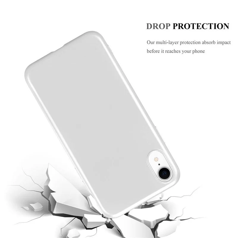 Cadorabo Hülle kompatibel mit Apple iPhone XR Schutzhülle aus flexiblem TPU Silikon