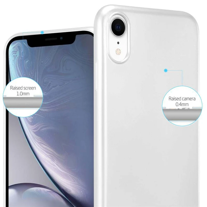 Cadorabo Hülle kompatibel mit Apple iPhone XR Schutzhülle aus flexiblem TPU Silikon