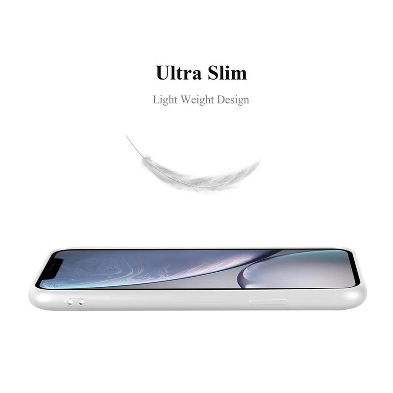 Cadorabo Hülle kompatibel mit Apple iPhone XR Schutzhülle aus flexiblem TPU Silikon