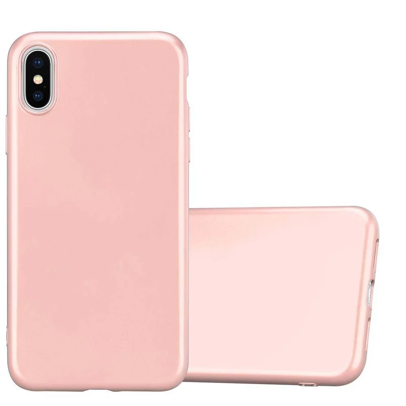 Cadorabo Hülle kompatibel mit Apple iPhone XS MAX Schutzhülle aus flexiblem TPU Silikon
