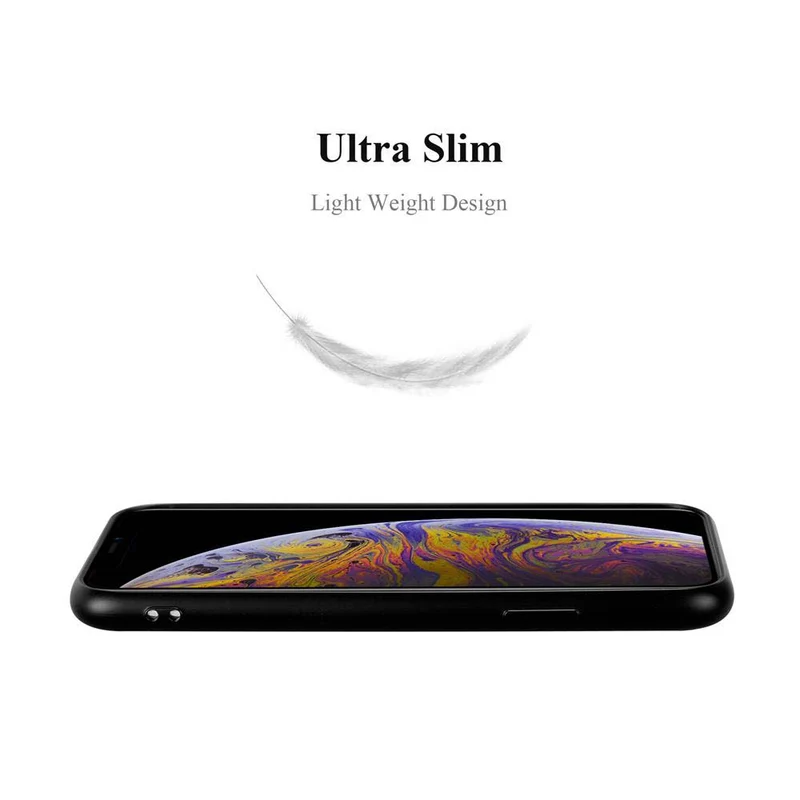 Cadorabo Hülle kompatibel mit Apple iPhone XS MAX Schutzhülle aus flexiblem TPU Silikon