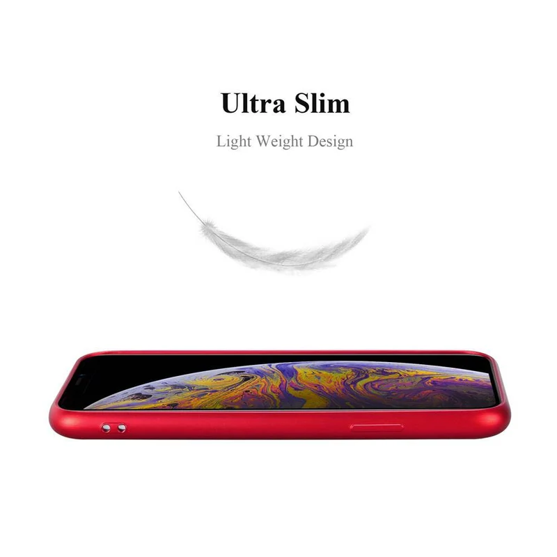 Cadorabo Hülle kompatibel mit Apple iPhone XS MAX Schutzhülle aus flexiblem TPU Silikon
