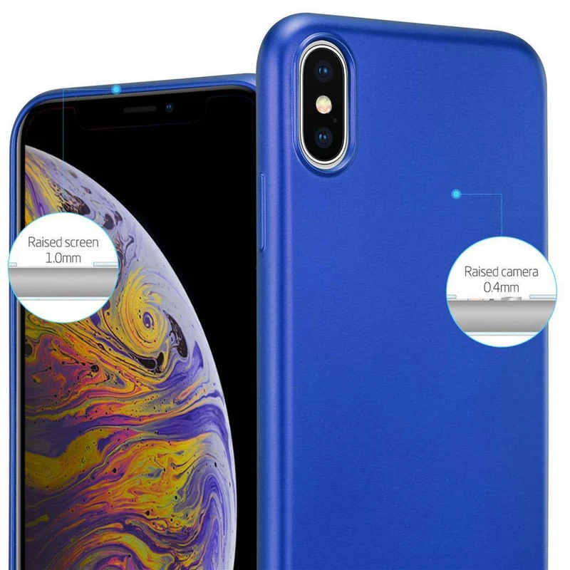 Cadorabo Hülle kompatibel mit Apple iPhone XS MAX Schutzhülle aus flexiblem TPU Silikon