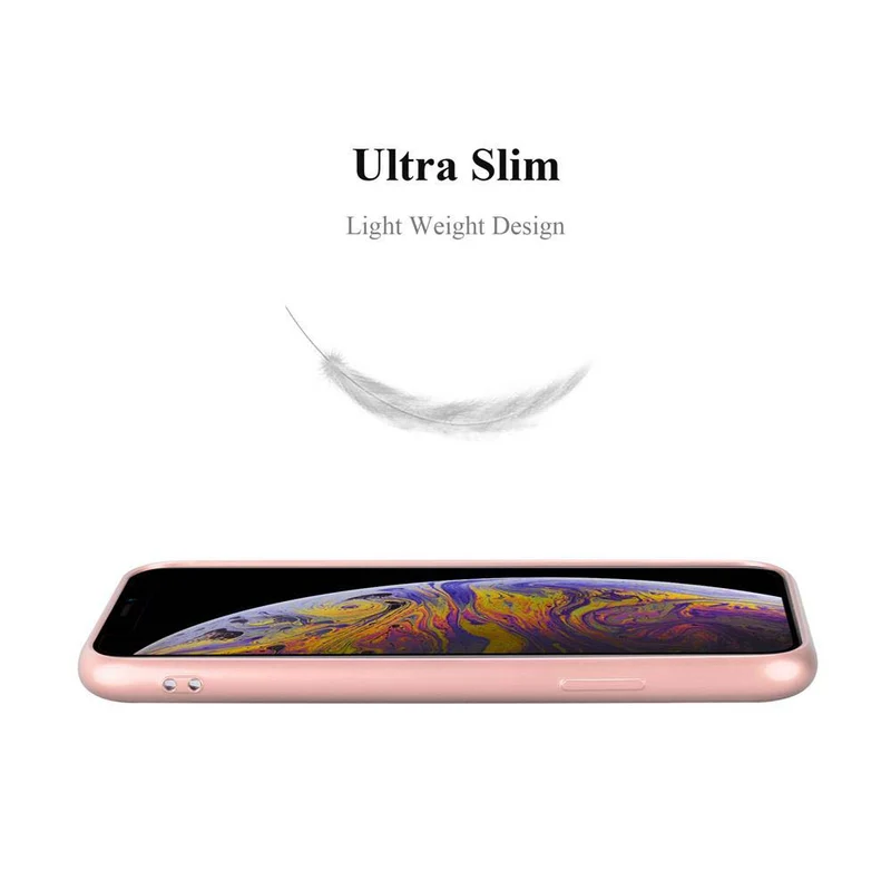 Cadorabo Hülle kompatibel mit Apple iPhone XS MAX Schutzhülle aus flexiblem TPU Silikon