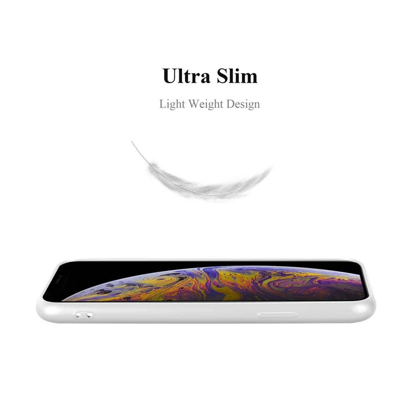 Cadorabo Hülle kompatibel mit Apple iPhone XS MAX Schutzhülle aus flexiblem TPU Silikon