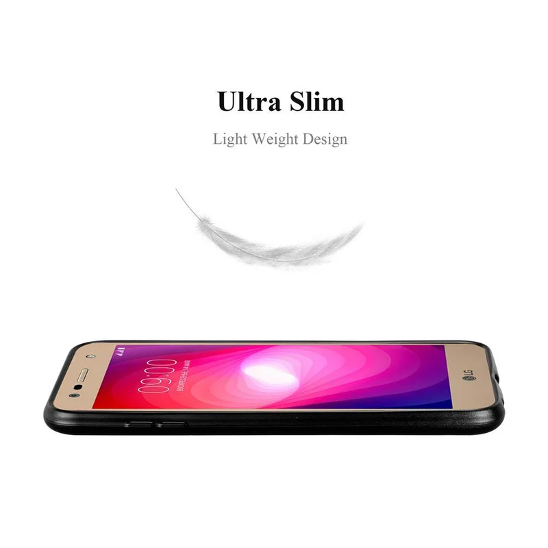 Cadorabo Hülle kompatibel mit LG X POWER 2 Schutzhülle aus flexiblem TPU Silikon