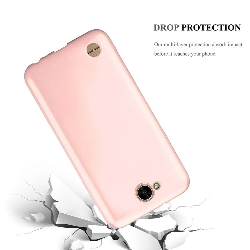 Cadorabo Hülle kompatibel mit LG X POWER 2 Schutzhülle aus flexiblem TPU Silikon
