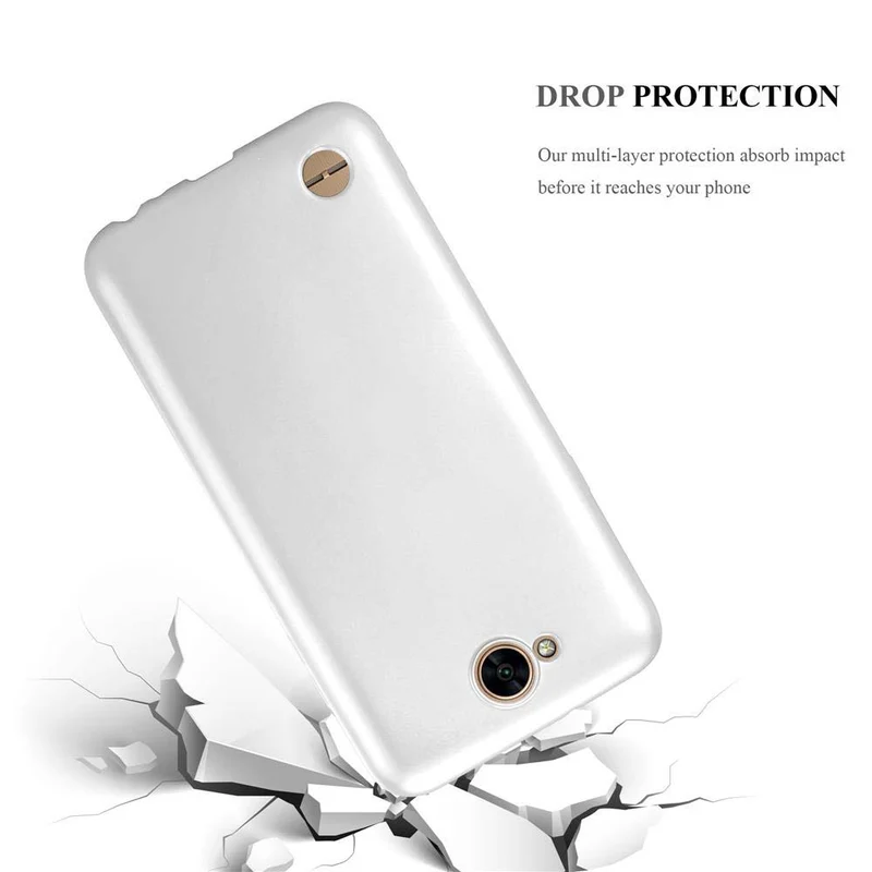 Cadorabo Hülle kompatibel mit LG X POWER 2 Schutzhülle aus flexiblem TPU Silikon