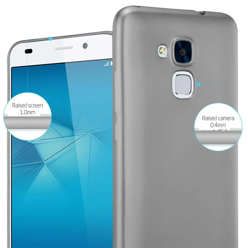 Cadorabo Hülle kompatibel mit Honor 5C Schutzhülle aus flexiblem TPU Silikon