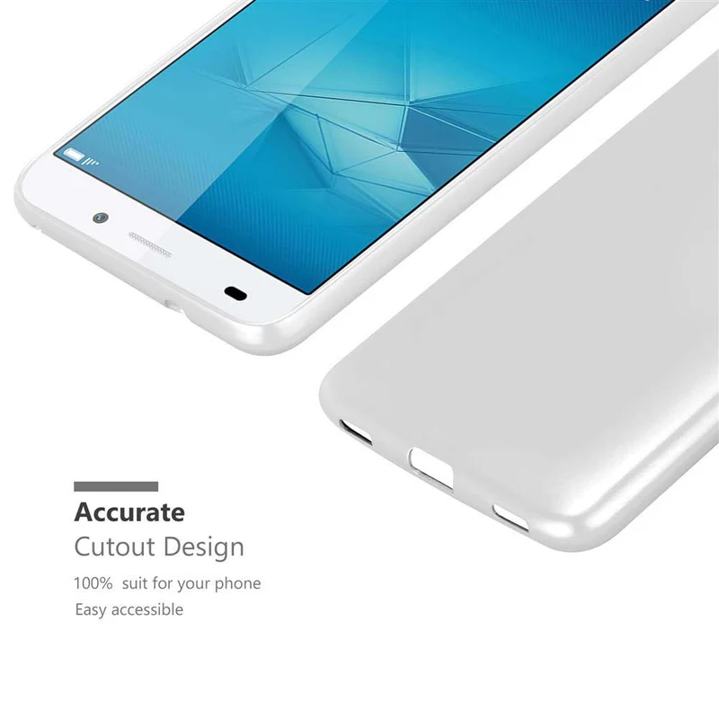 Cadorabo Hülle kompatibel mit Honor 5C Schutzhülle aus flexiblem TPU Silikon
