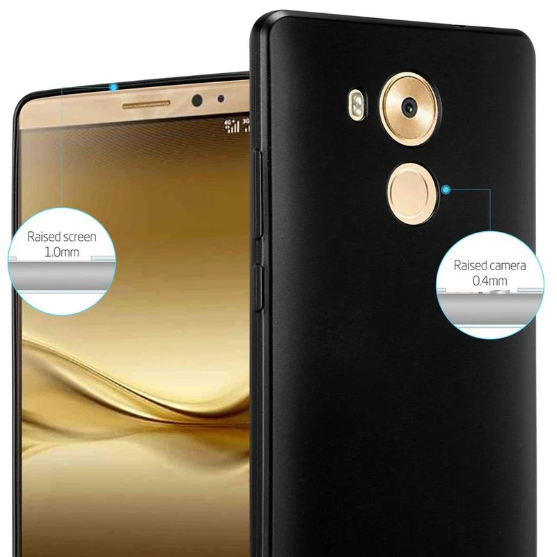 Cadorabo Hülle kompatibel mit Huawei MATE 8 Schutzhülle aus flexiblem TPU Silikon