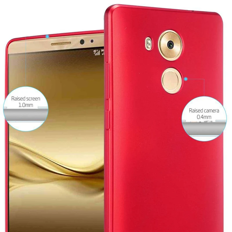 Cadorabo Hülle kompatibel mit Huawei MATE 8 Schutzhülle aus flexiblem TPU Silikon