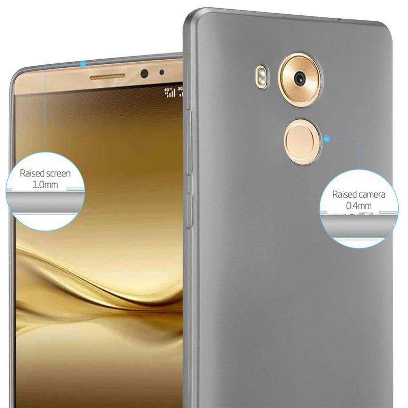 Cadorabo Hülle kompatibel mit Huawei MATE 8 Schutzhülle aus flexiblem TPU Silikon