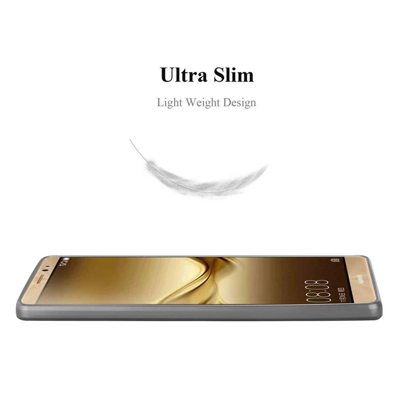 Cadorabo Hülle kompatibel mit Huawei MATE 8 Schutzhülle aus flexiblem TPU Silikon