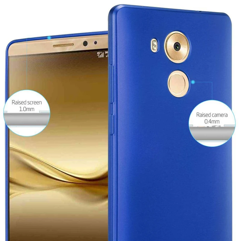 Cadorabo Hülle kompatibel mit Huawei MATE 8 Schutzhülle aus flexiblem TPU Silikon