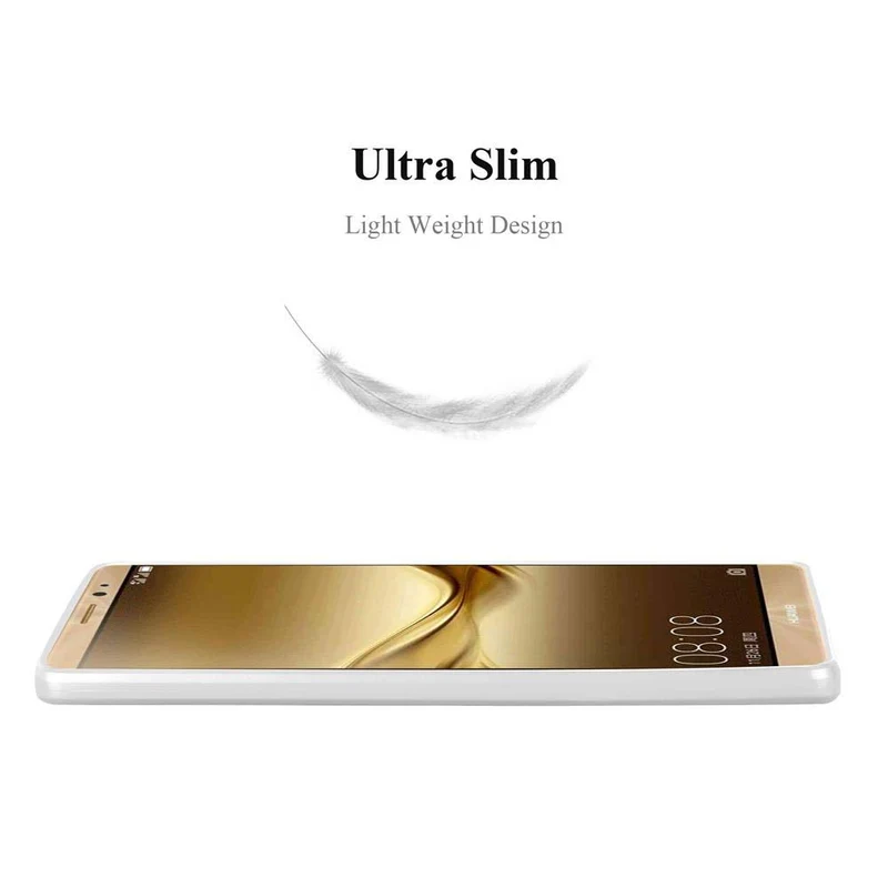 Cadorabo Hülle kompatibel mit Huawei MATE 8 Schutzhülle aus flexiblem TPU Silikon