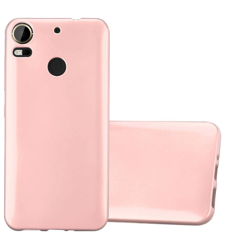 Cadorabo Hülle kompatibel mit HTC Desire 10 PRO Schutzhülle aus flexiblem TPU Silikon