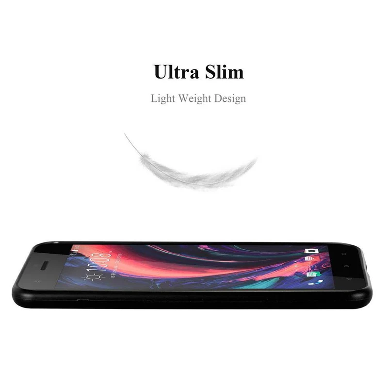 Cadorabo Hülle kompatibel mit HTC Desire 10 PRO Schutzhülle aus flexiblem TPU Silikon