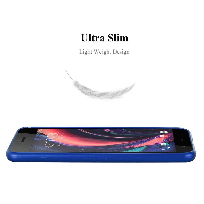 Cadorabo Hülle kompatibel mit HTC Desire 10 PRO Schutzhülle aus flexiblem TPU Silikon