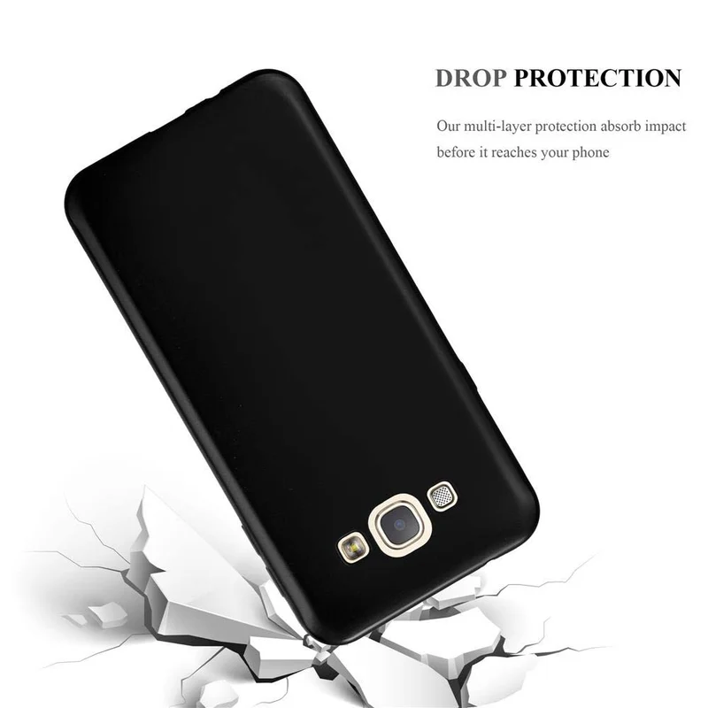 Cadorabo Hülle kompatibel mit Samsung Galaxy A8 2015 Schutzhülle aus flexiblem TPU Silikon