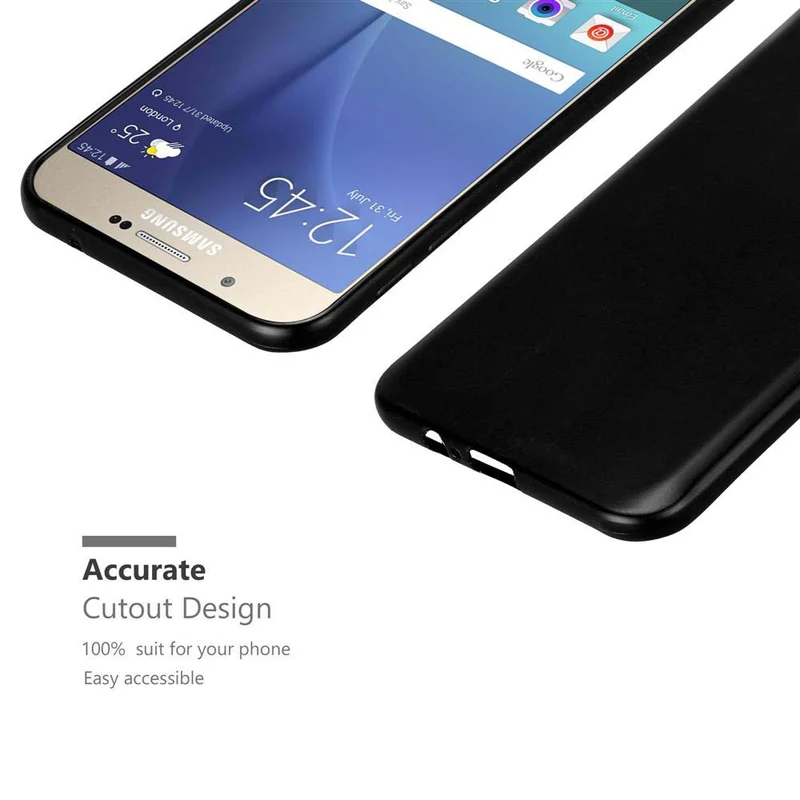 Cadorabo Hülle kompatibel mit Samsung Galaxy A8 2015 Schutzhülle aus flexiblem TPU Silikon