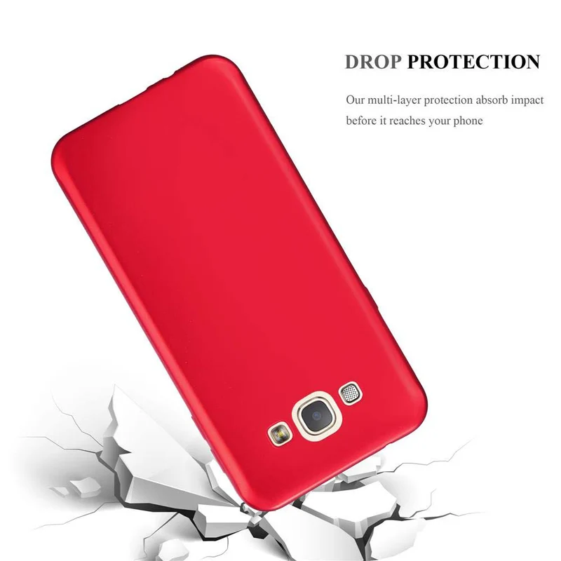 Cadorabo Hülle kompatibel mit Samsung Galaxy A8 2015 Schutzhülle aus flexiblem TPU Silikon