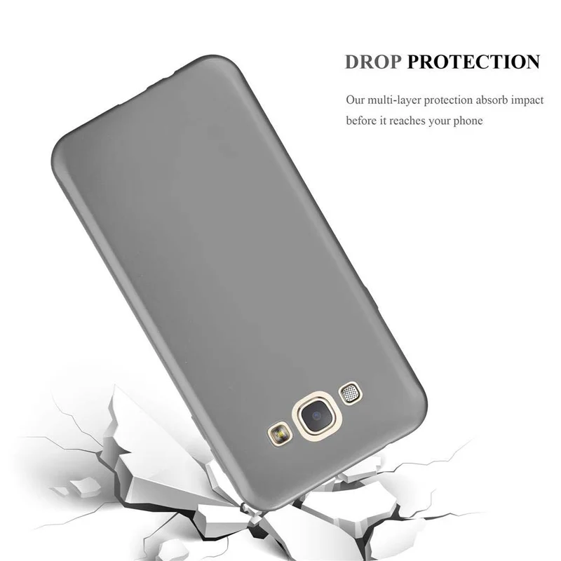 Cadorabo Hülle kompatibel mit Samsung Galaxy A8 2015 Schutzhülle aus flexiblem TPU Silikon