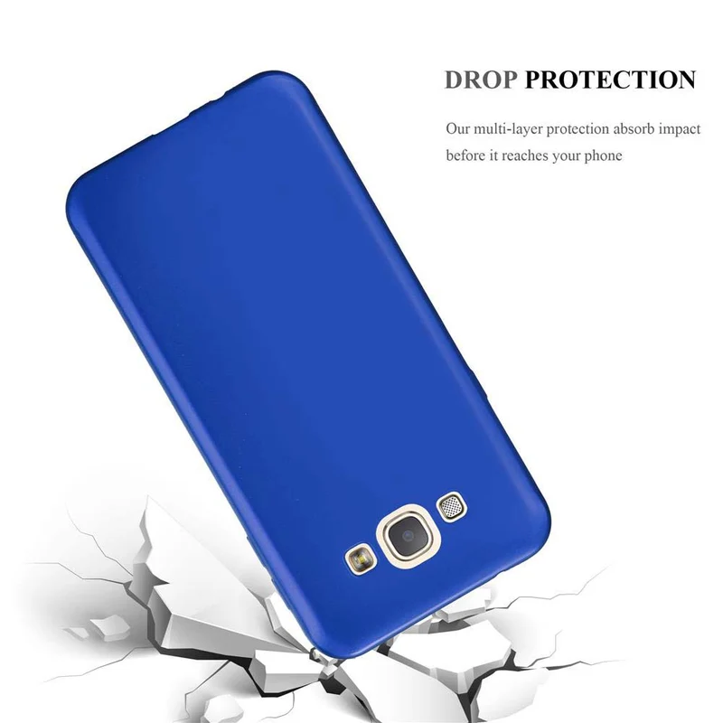 Cadorabo Hülle kompatibel mit Samsung Galaxy A8 2015 Schutzhülle aus flexiblem TPU Silikon