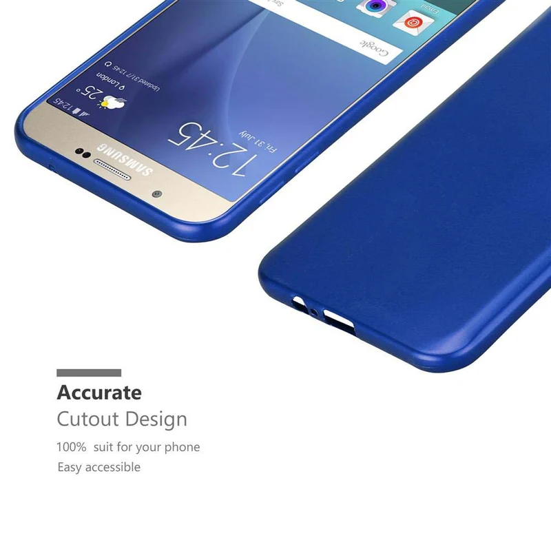 Cadorabo Hülle kompatibel mit Samsung Galaxy A8 2015 Schutzhülle aus flexiblem TPU Silikon