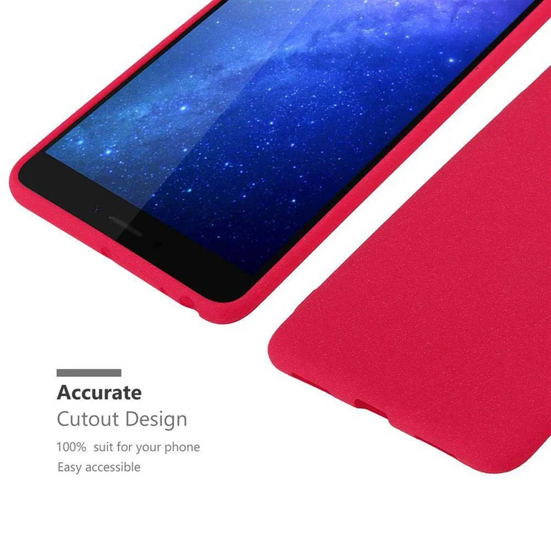 Cadorabo Hülle kompatibel mit Xiaomi Mi MAX 2 Schutzhülle aus flexiblem TPU Silikon