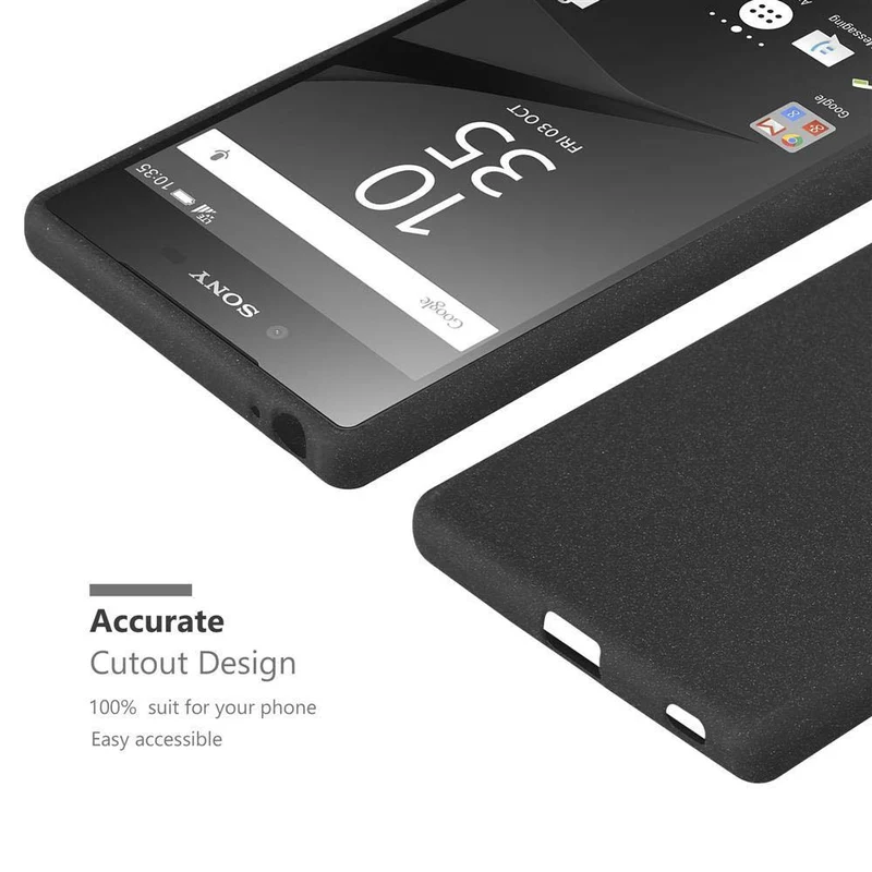 Cadorabo Hülle kompatibel mit Sony Xperia Z5 PREMIUM Schutzhülle aus flexiblem TPU Silikon
