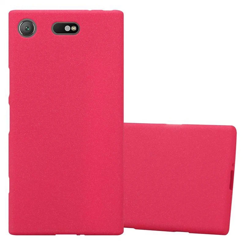 Cadorabo Hülle kompatibel mit Sony Xperia XZ1 COMPACT Schutzhülle aus flexiblem TPU Silikon