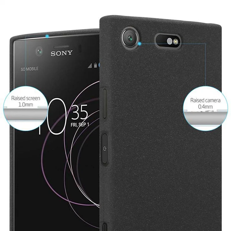 Cadorabo Hülle kompatibel mit Sony Xperia XZ1 COMPACT Schutzhülle aus flexiblem TPU Silikon