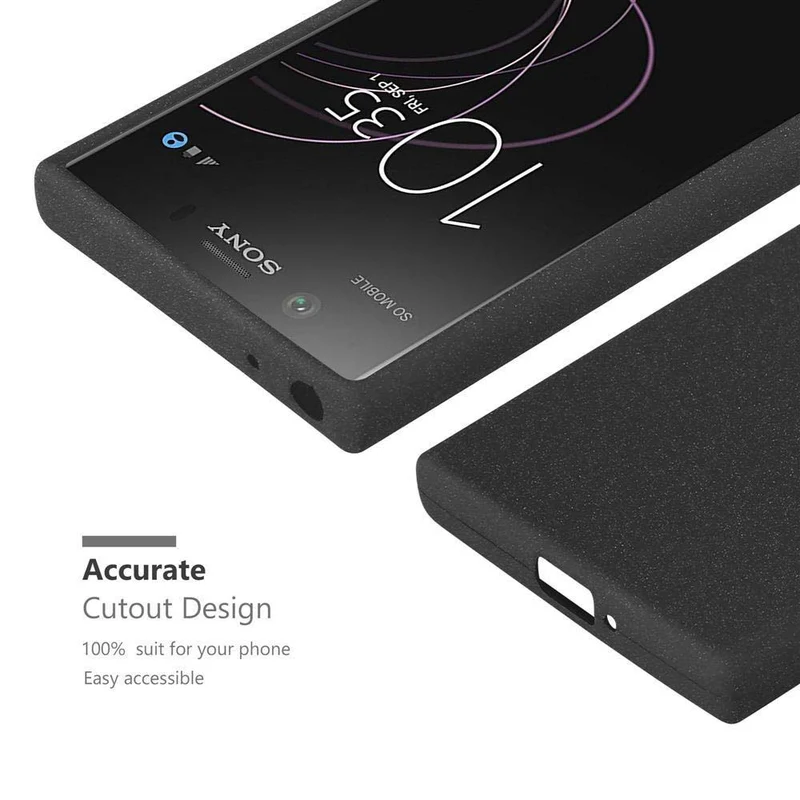 Cadorabo Hülle kompatibel mit Sony Xperia XZ1 COMPACT Schutzhülle aus flexiblem TPU Silikon