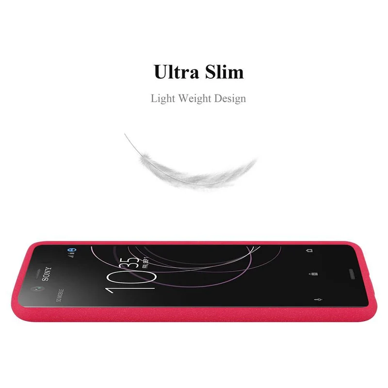 Cadorabo Hülle kompatibel mit Sony Xperia XZ1 COMPACT Schutzhülle aus flexiblem TPU Silikon