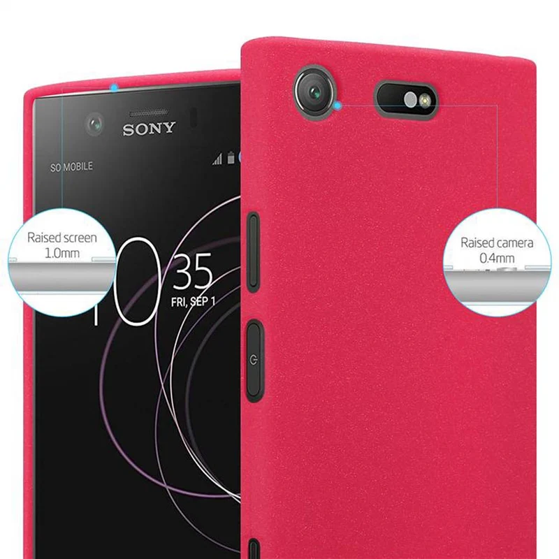 Cadorabo Hülle kompatibel mit Sony Xperia XZ1 COMPACT Schutzhülle aus flexiblem TPU Silikon