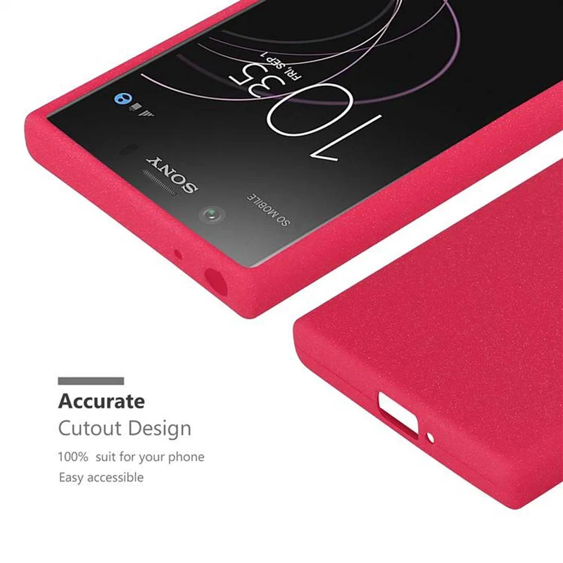Cadorabo Hülle kompatibel mit Sony Xperia XZ1 COMPACT Schutzhülle aus flexiblem TPU Silikon